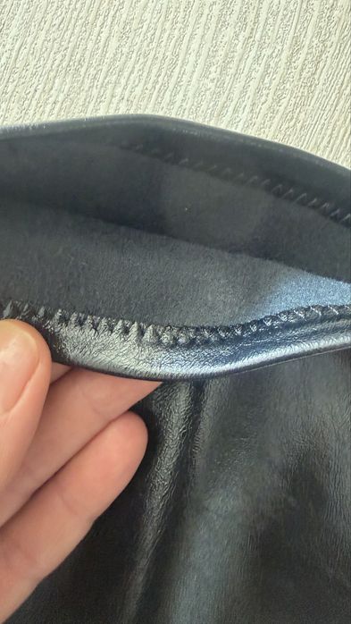 Сапоги ZARA на каблуке киттен хилл