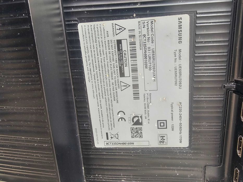 Samsung plazma 65 incha