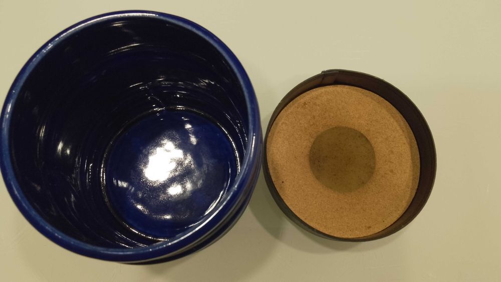 Doza ceramica depozitare Tutun - ideal CADOU, PASIONATI