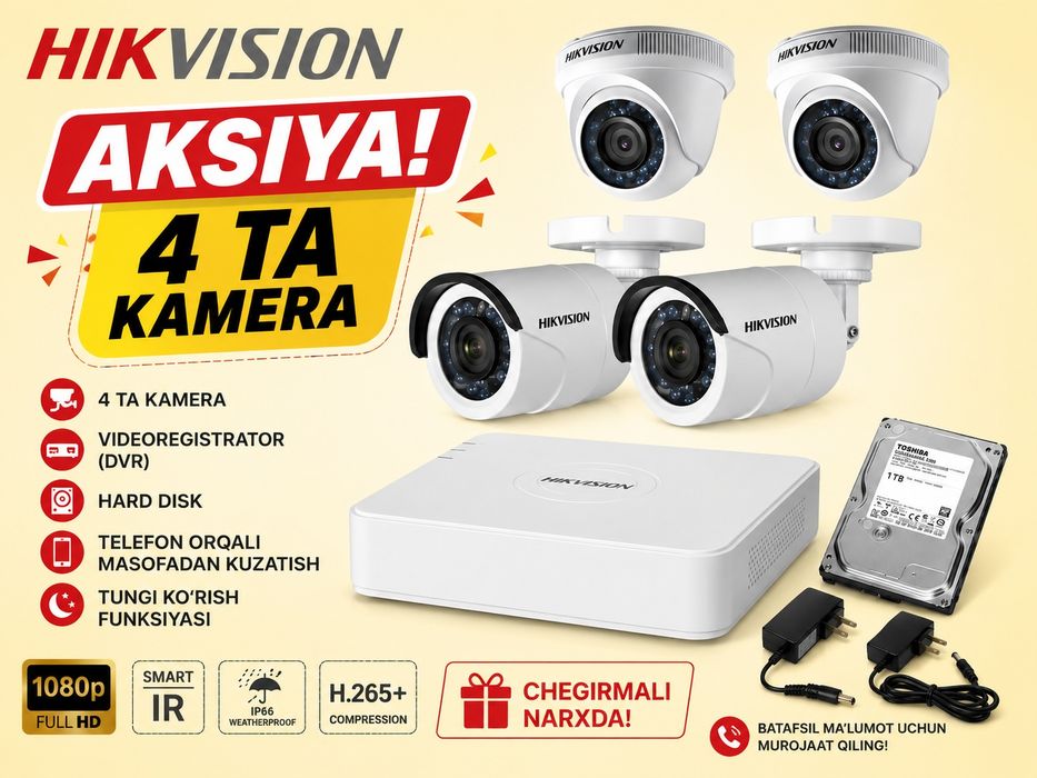 Kamera komplekt 4ta