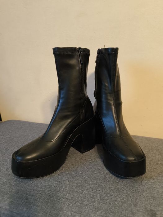 Ghete dama Zara high heel platform