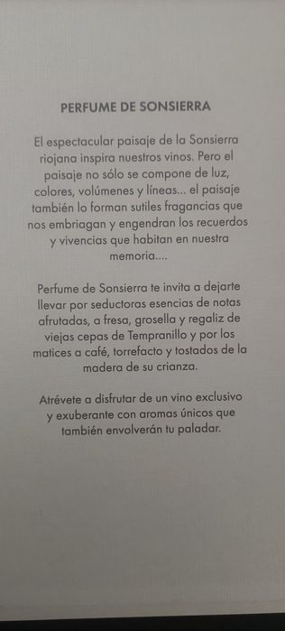 Perfume de Sonsierra anul 2016