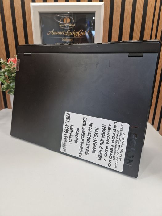 Lenovo Legion Pro 7 i9 13900HX 1TB SSD 32GB RAM Nvidia GeForce RTX 4080 Garantie!#58190