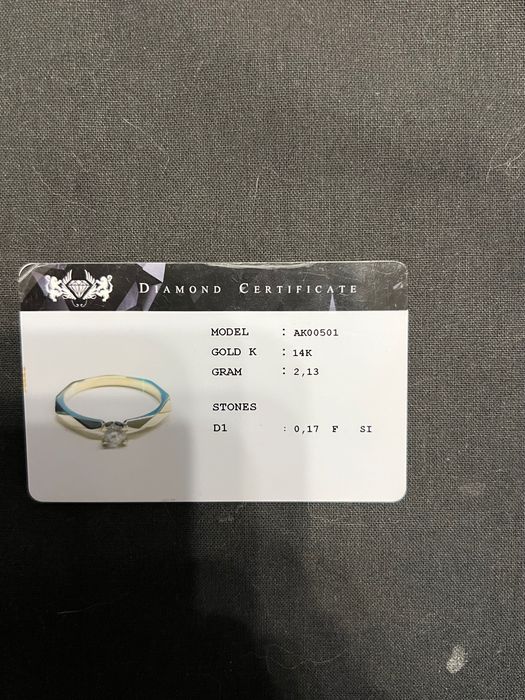 Годежен пръстен с Диамант