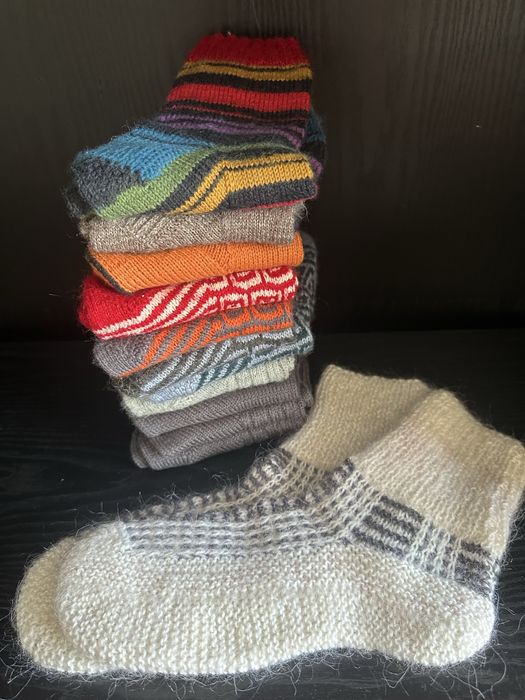 Носки и кеды вязанные
