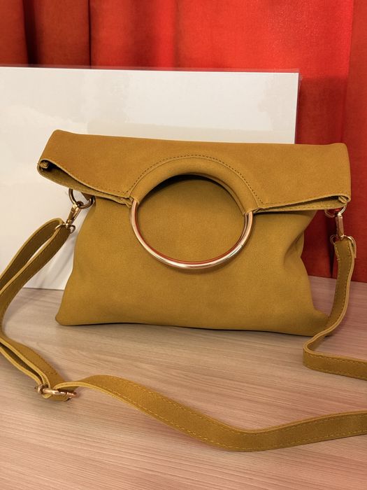 Замшевая сумка