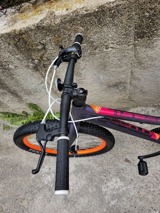 Алуминиев Cross Rebel 24 цола 1х7 скорости Перфектен, Дискови Спирачки