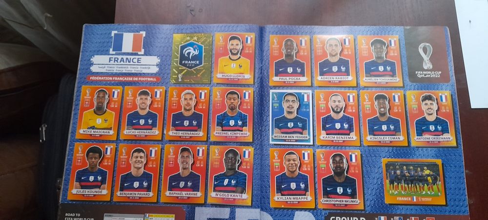 Album complet panini Qatar 2022