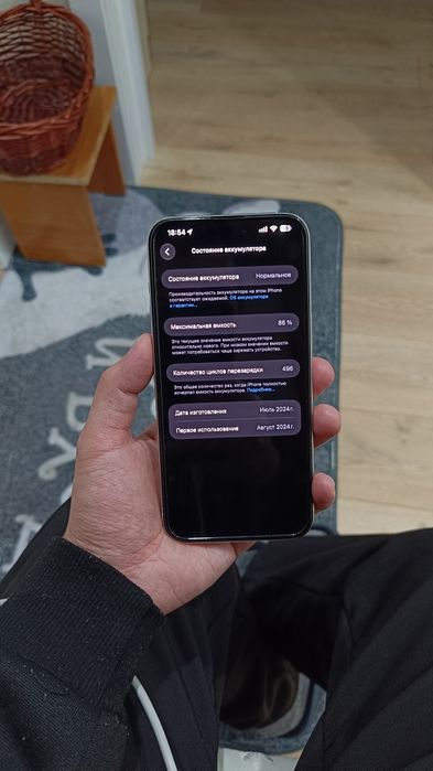 iPhone 15 Pro Max, 256 Гб, Белый