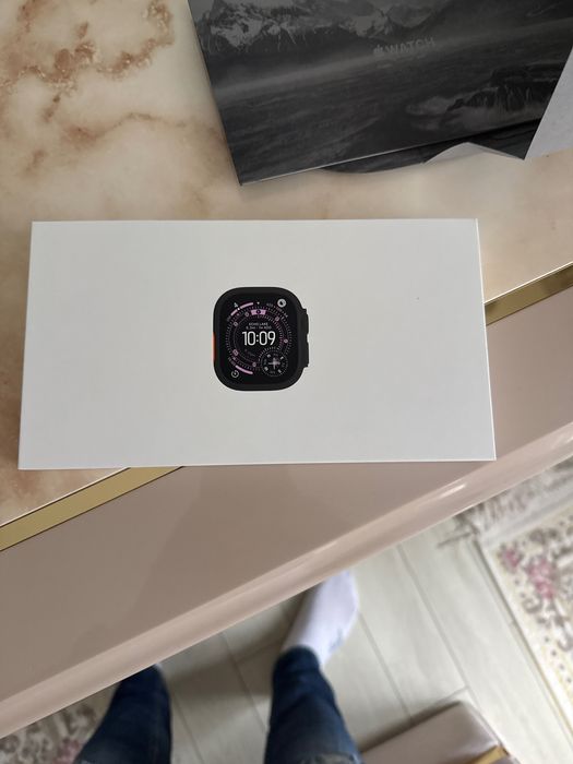 Apple Watch Ultra 3 49mm Black Ti Ocean Band