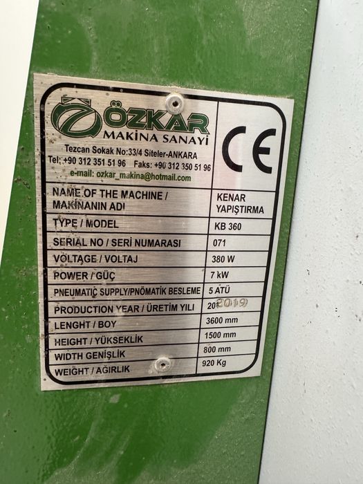 Kromka stanok Oscar Turkiya