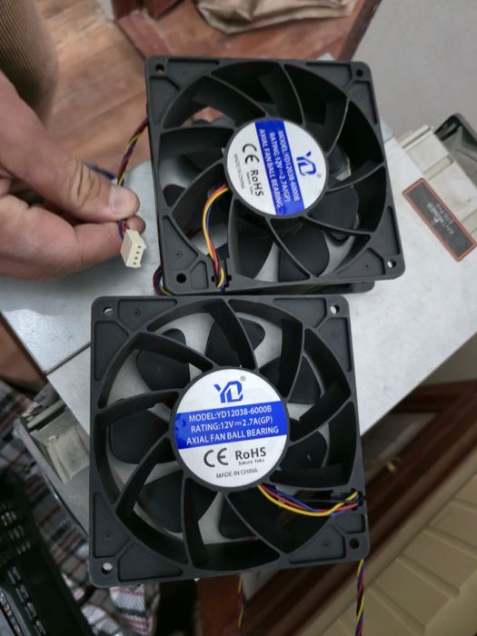 Вентиляторы 120мм 12V новые