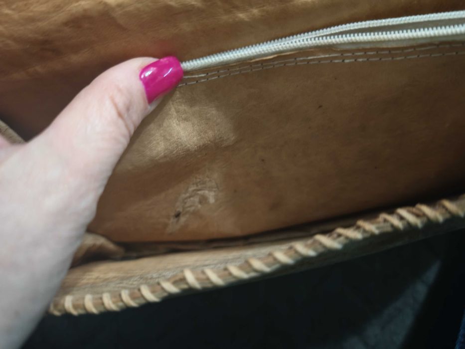 Дамско чанта от естествена кожа