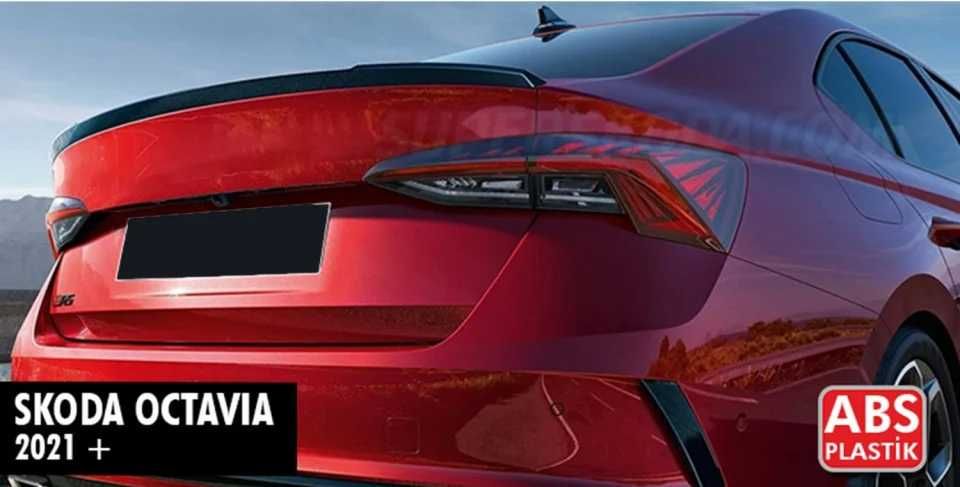 Paravanturi auto Skoda Octavia IV 2021-> sedan,cu cleme,negru fumuriu