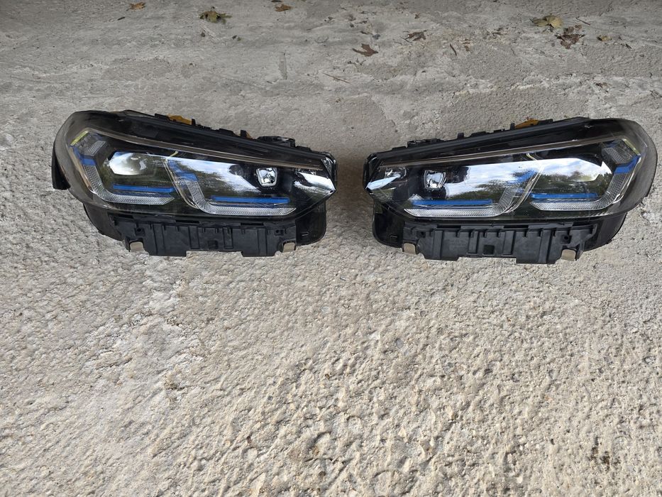 Bmw X3 G01 X4 G02 LCI Laser ляв и десен фар 2023