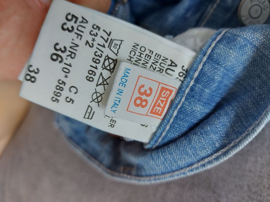 Blugi boyfriend Angels albastri 38