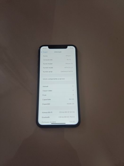 iPhone XS gold 64GB 100% baterie