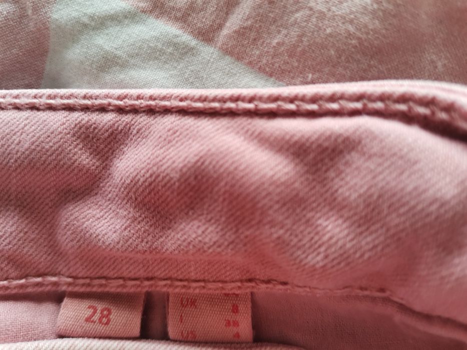 Pantaloni/Jeans roz pudra, Esprit 28, XS-S, skinny