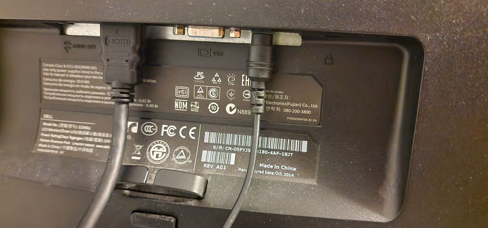 2 x Monitor  Dell S2340L