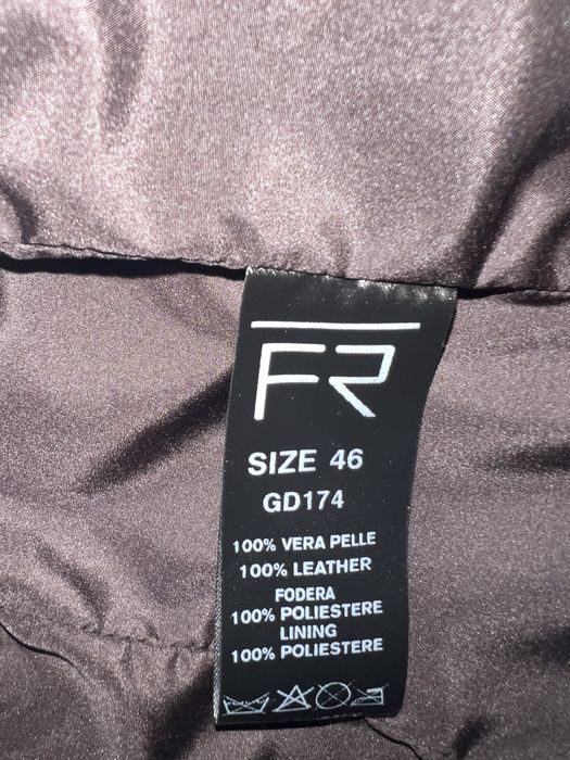 Geaca biker crop noua, stil Manokhi,  piele naturala