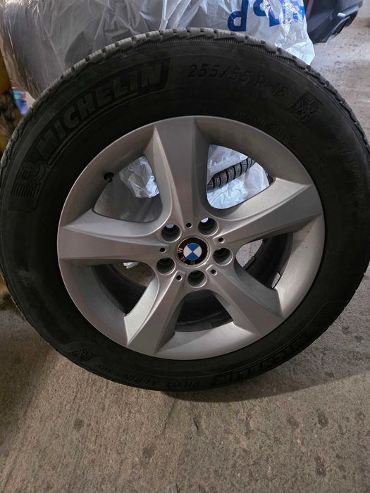 Оригинални джанти за BMW със зимни гуми Мишлен Алпин 5 - 255/55/18