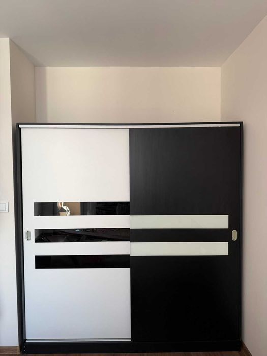 Спален комплект - спалня + гардероб + 2 нощни шкафчета + матрак