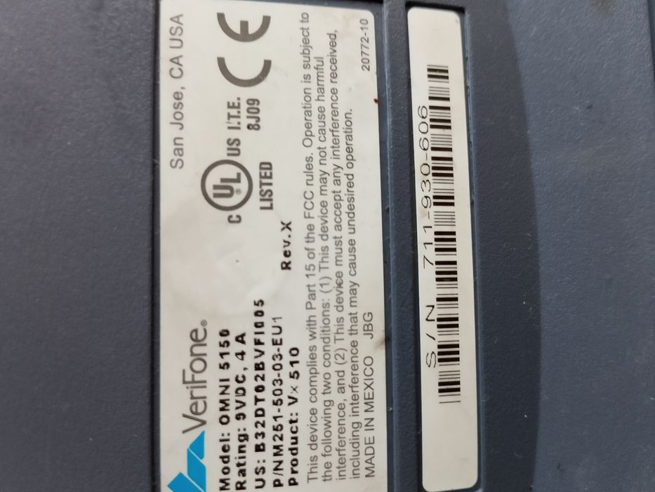 Verifone VX510 pos