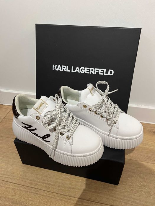 Оригинални дамски обувки Karl Lagerfeld (KL42372C) - 38 номер - КАФЯВИ
