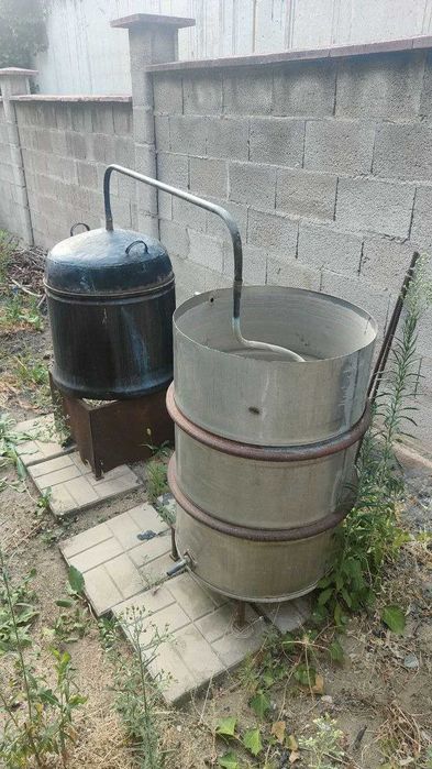 Казан за варене 100л с гърловина