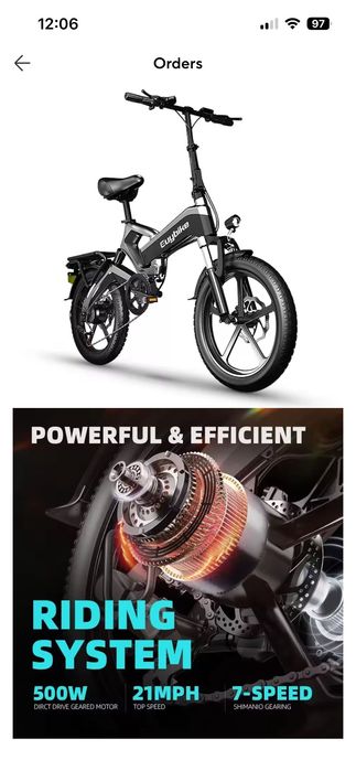 Ел.велосипед Zhengbu k6s