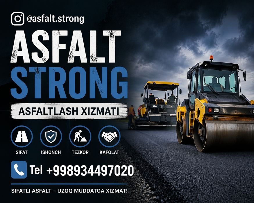Asfalt xizmati асфальт хизмати