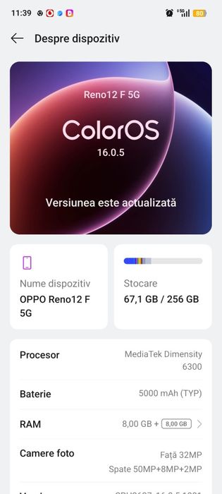 Telefon oppo reno 12f
