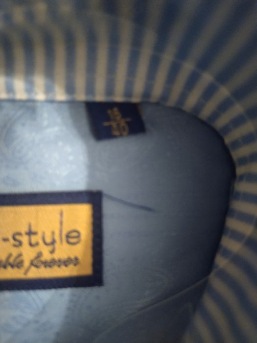 Рубашка. Голубая.