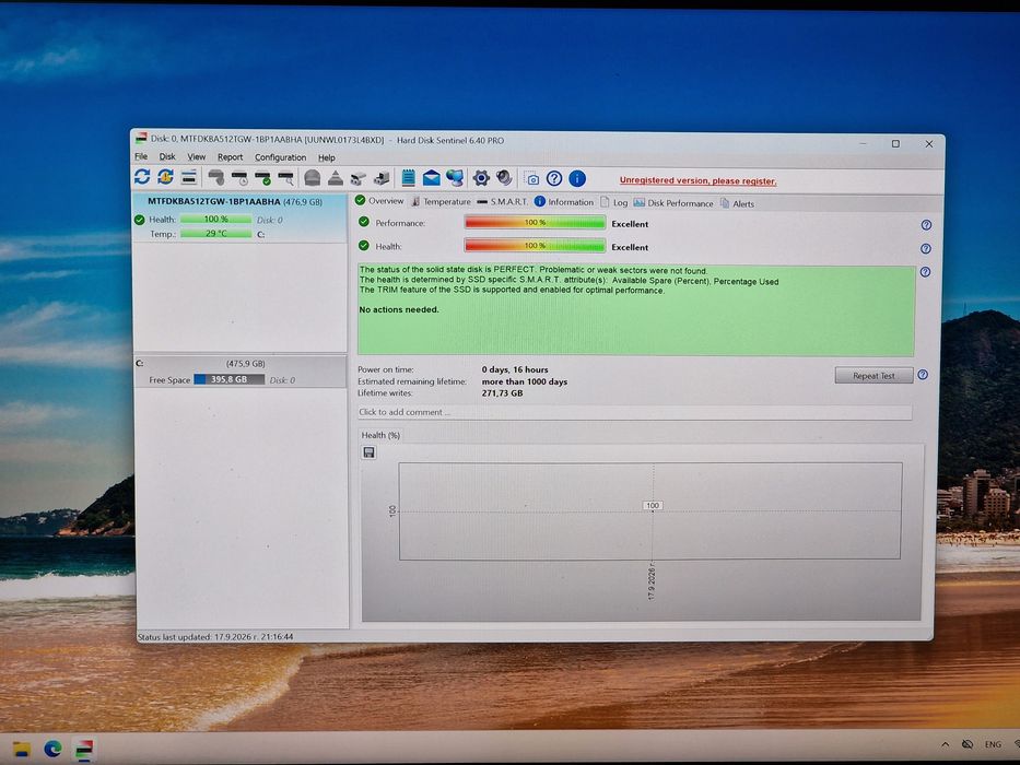 Геймърски Лаптоп/Lenovo/Ryzen 7 5800H/16GB RAM/M.2:512GB/GTX 1650 4GB GDDR6