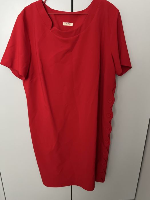 Красное платье Турция, 54 размер