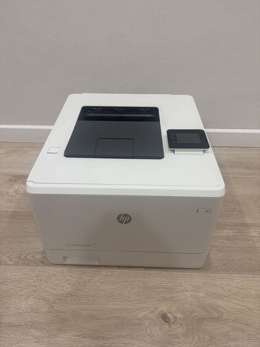 Принтер HP Color LaserJet Pro M454dw белый