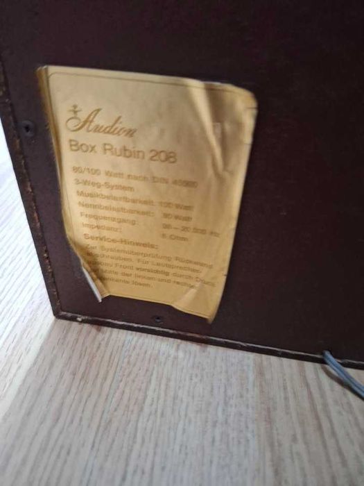Boxe AUDION BOX RUBIN 208 Germany