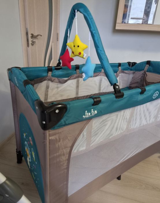Сгъваема кошара Juju Sleepy Baby с 2 нива,