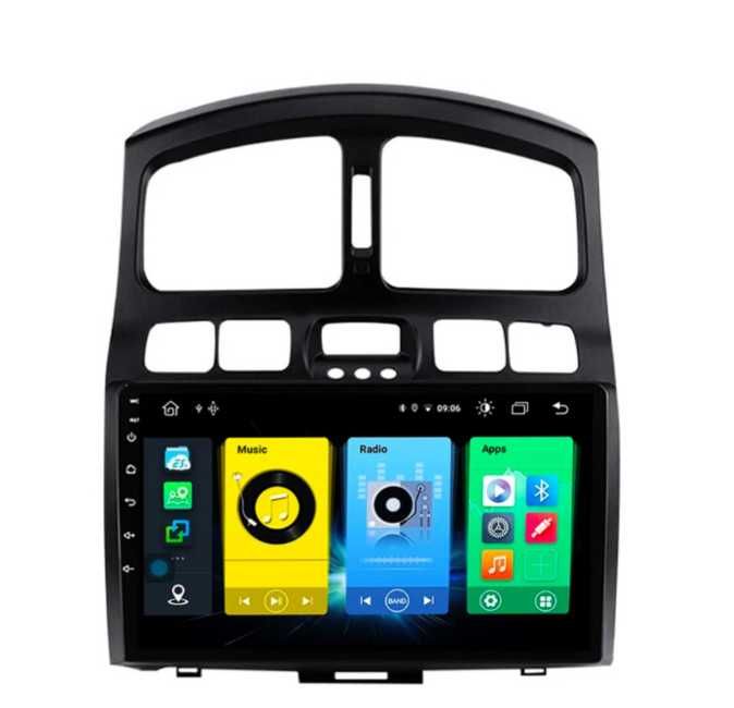 9-инчова мултимедия за HYUNDAI Santa Fe (2000–2005) + подарък камера