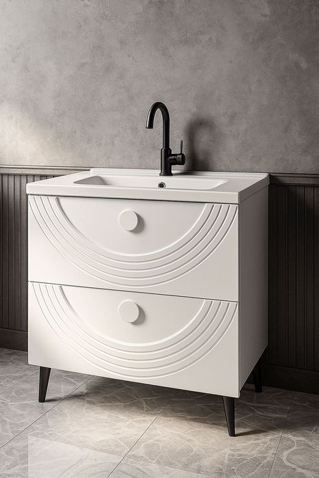 Раковина с тумбой 80см мдв