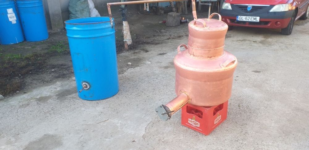 Vand cazan de țuică la 100 de Litri cu fundul de 4 mm