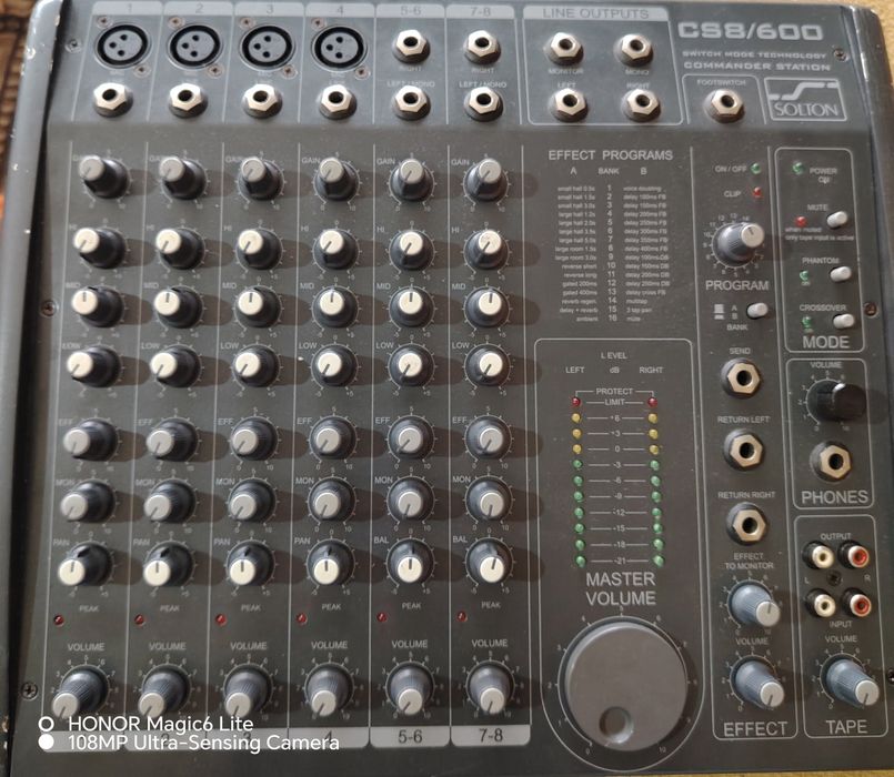 Пулт - Пауър Миксер. SOLTON - 2×300. ПЕРФЕКТЕН