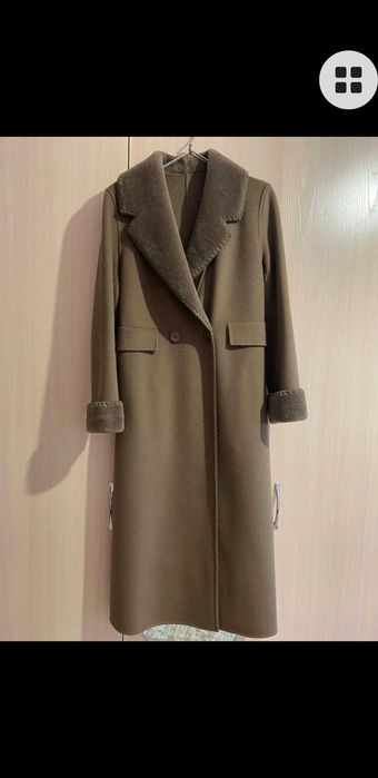 Пальто, воротник- овчина