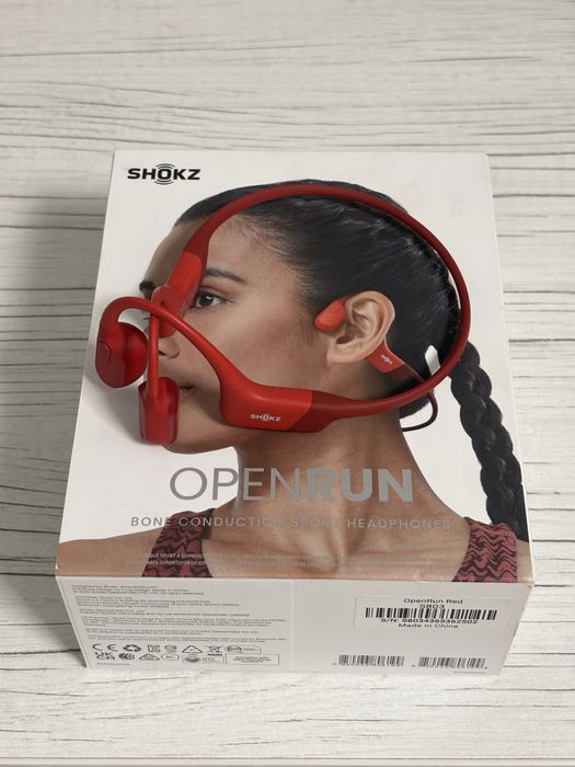 Shokz openrun наушники с костной проводимостью