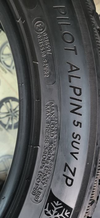 2 anvelope 275 45 20 michelin alpin5 2022 runflat