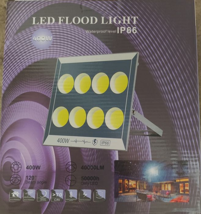 LED Proyektor 400W IP66 – Yangi