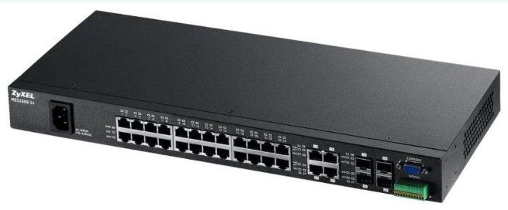Zyxel MES3500-24 xolati zo'r ozgina ishlatilgan