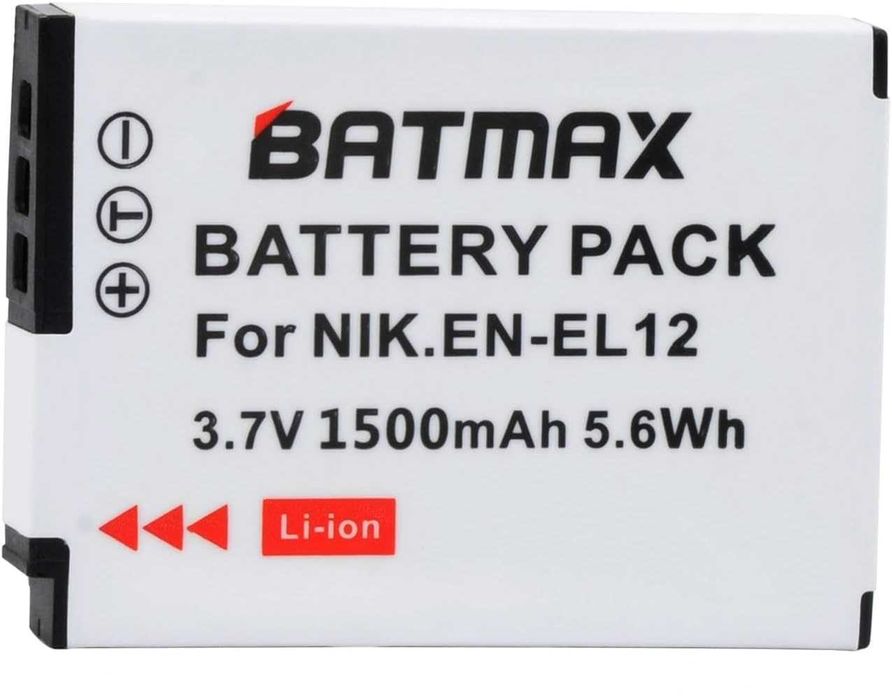 Set 2 acumulatori + incarcator EN-EL12 Nikon Coolpix A900 AW130 S9900