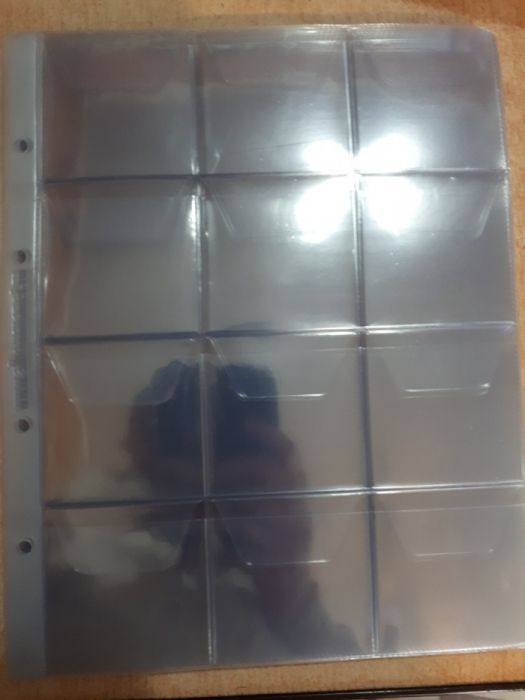 Листы для монет.