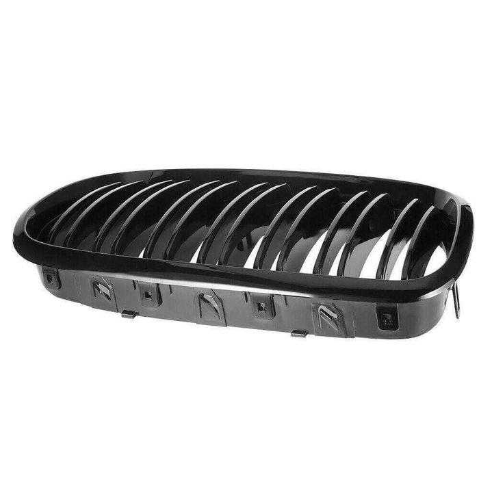 Grila Grile Nari Duble Negre Negru Lucios Radiator Bmw X5 E70 X6 E71